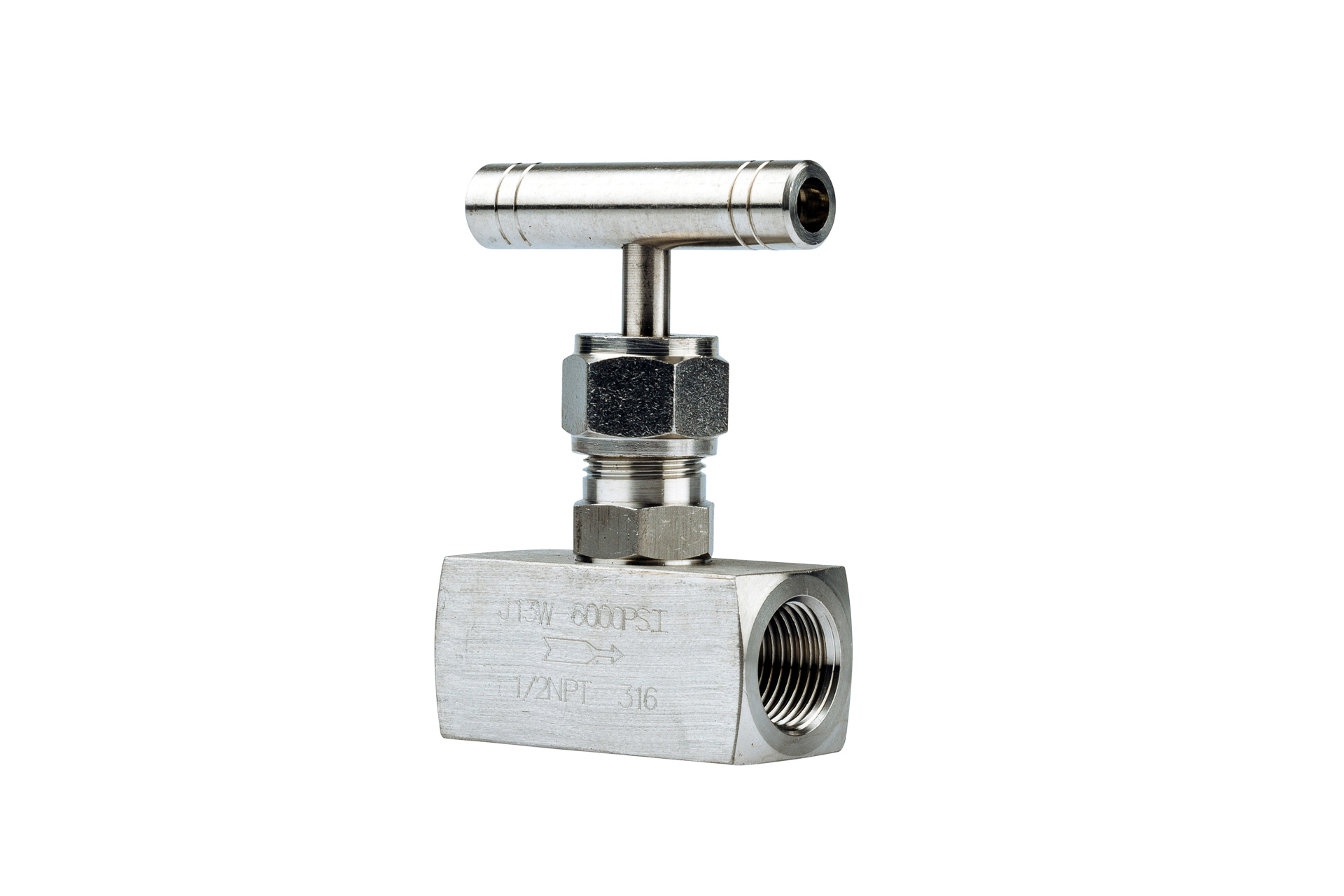 Standard needle valve, NS series 6000 PSI rated | EN 1.4401 | AISI 316