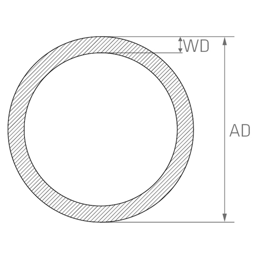 Seamless round tube | EN 1.4501 | AISI F55