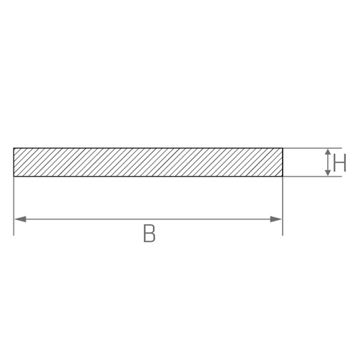 Flat bar | EN 1.4541 | AISI 321